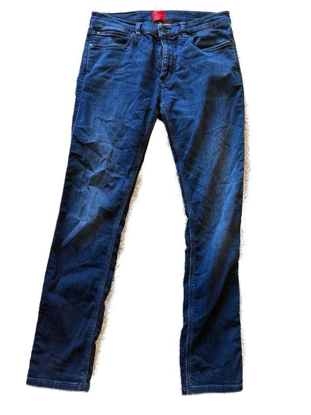 HUGO Hugo Boss Dark Wash Slim-Fit Jersey Denim Jeans